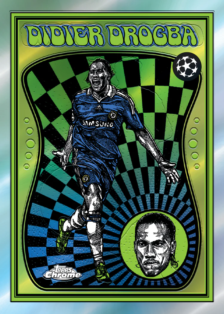 Example Topps Chrome UEFA Club Competitions Card