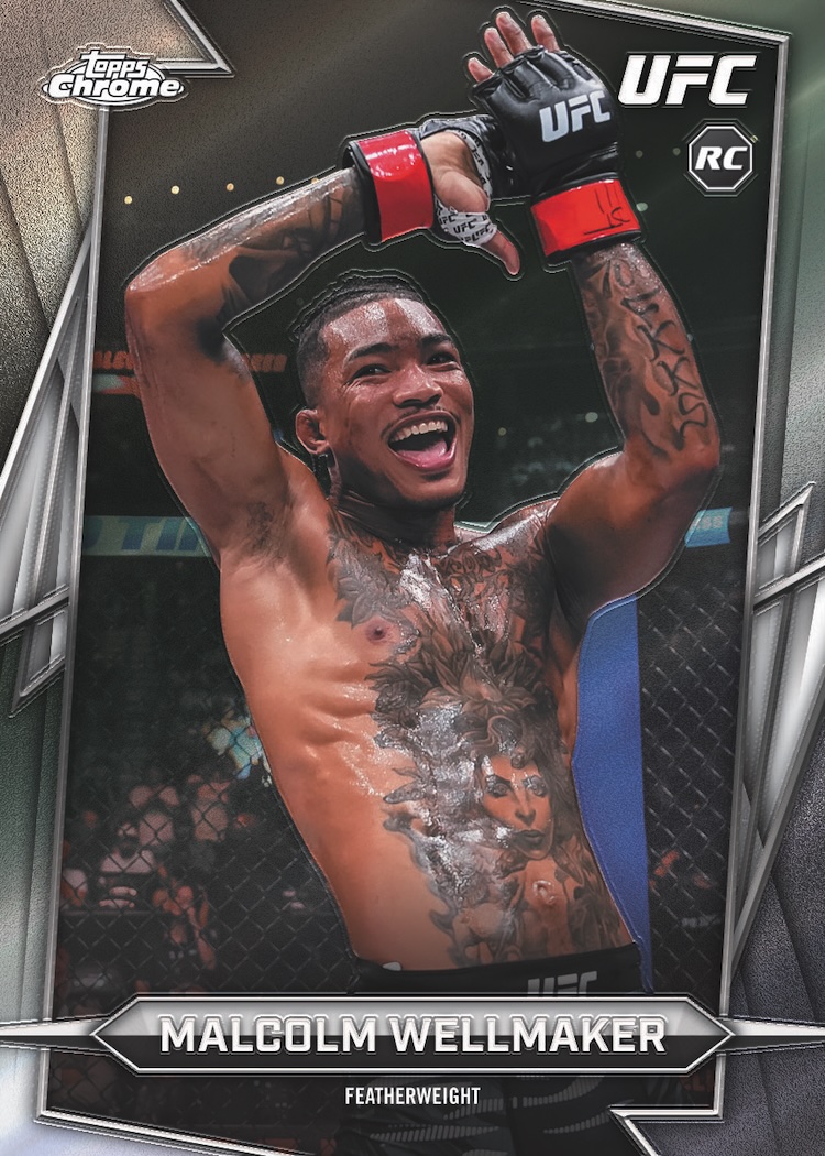 Example Topps Chrome UFC Card