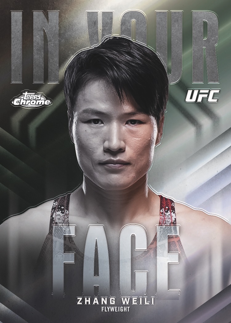 Example Topps Chrome UFC Card