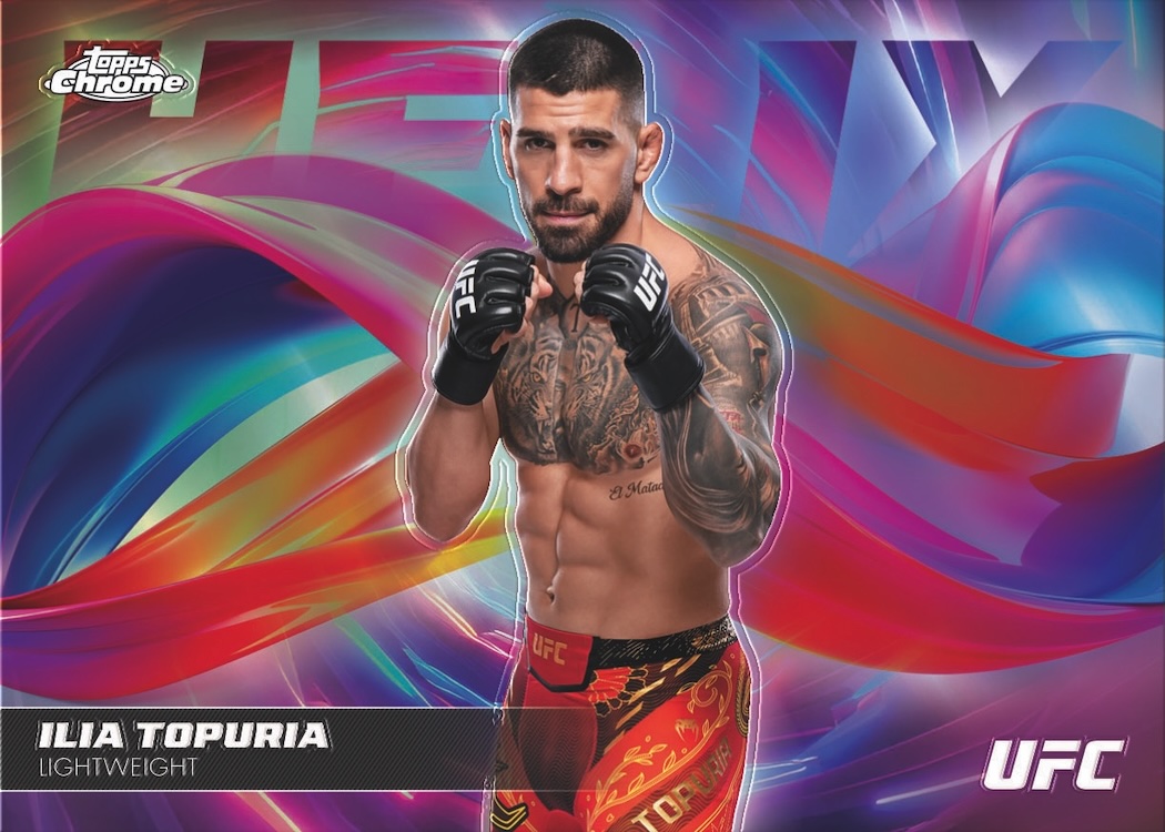 Example Topps Chrome UFC Card