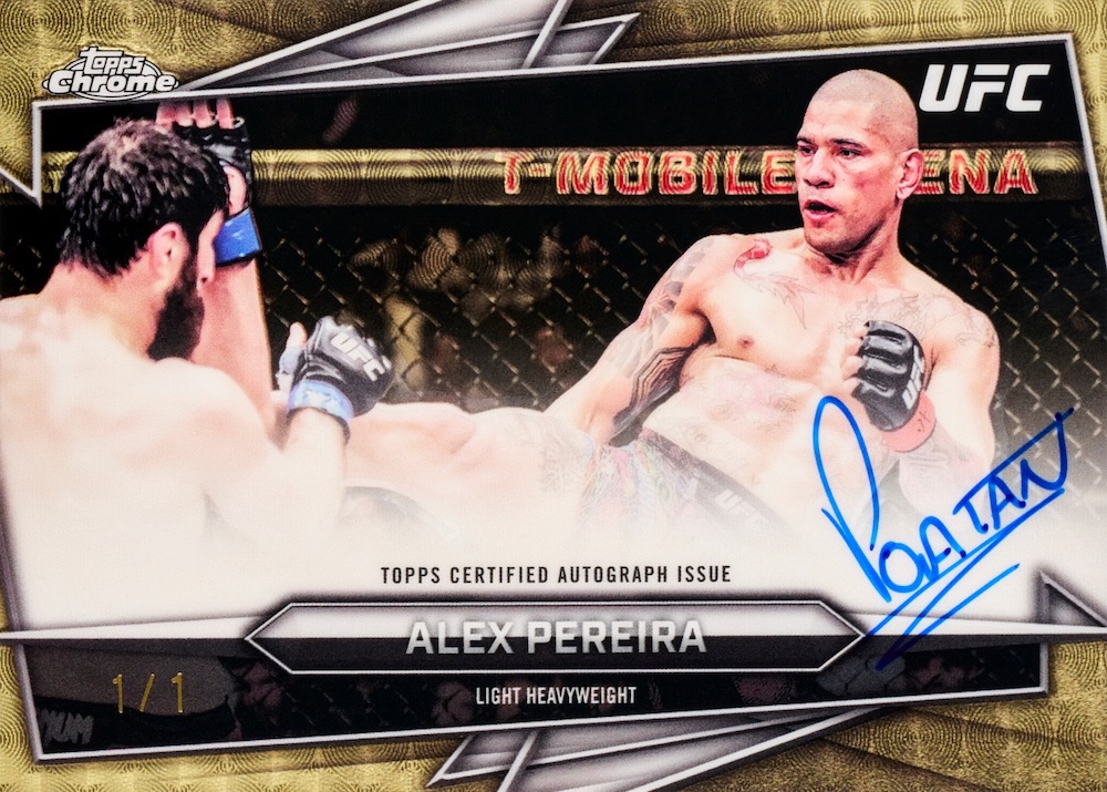 Example Topps Chrome UFC Card