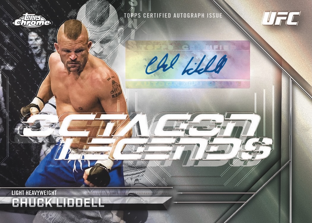 Example Topps Chrome UFC Card