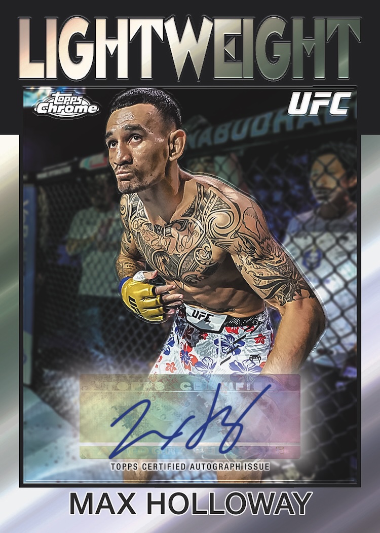 Example Topps Chrome UFC Card