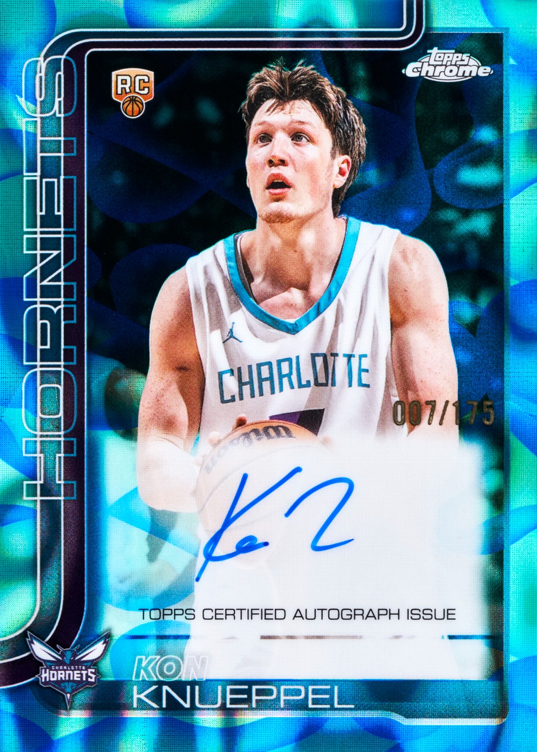 Example Topps Chrome Updates Basketball Card
