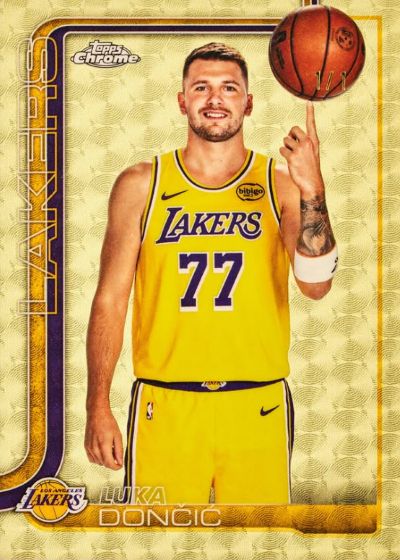 Example Topps Chrome Updates Basketball Card