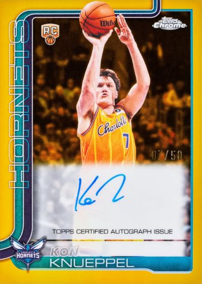 Example Topps Chrome Updates Basketball Card