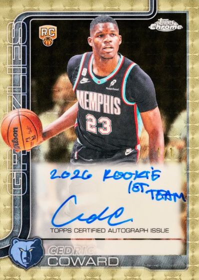 Example Topps Chrome Updates Basketball Card