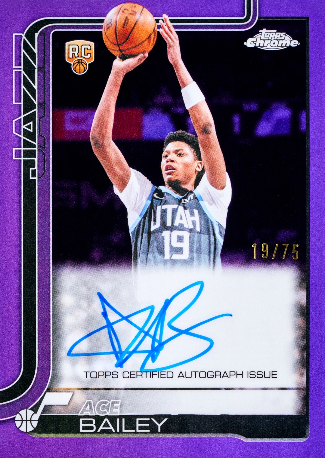 Example Topps Chrome Updates Basketball Card