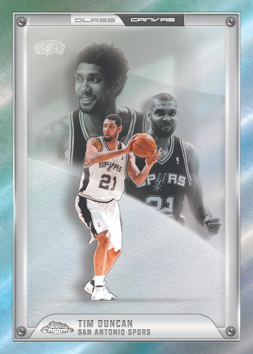 Example Topps Chrome Updates Basketball Card