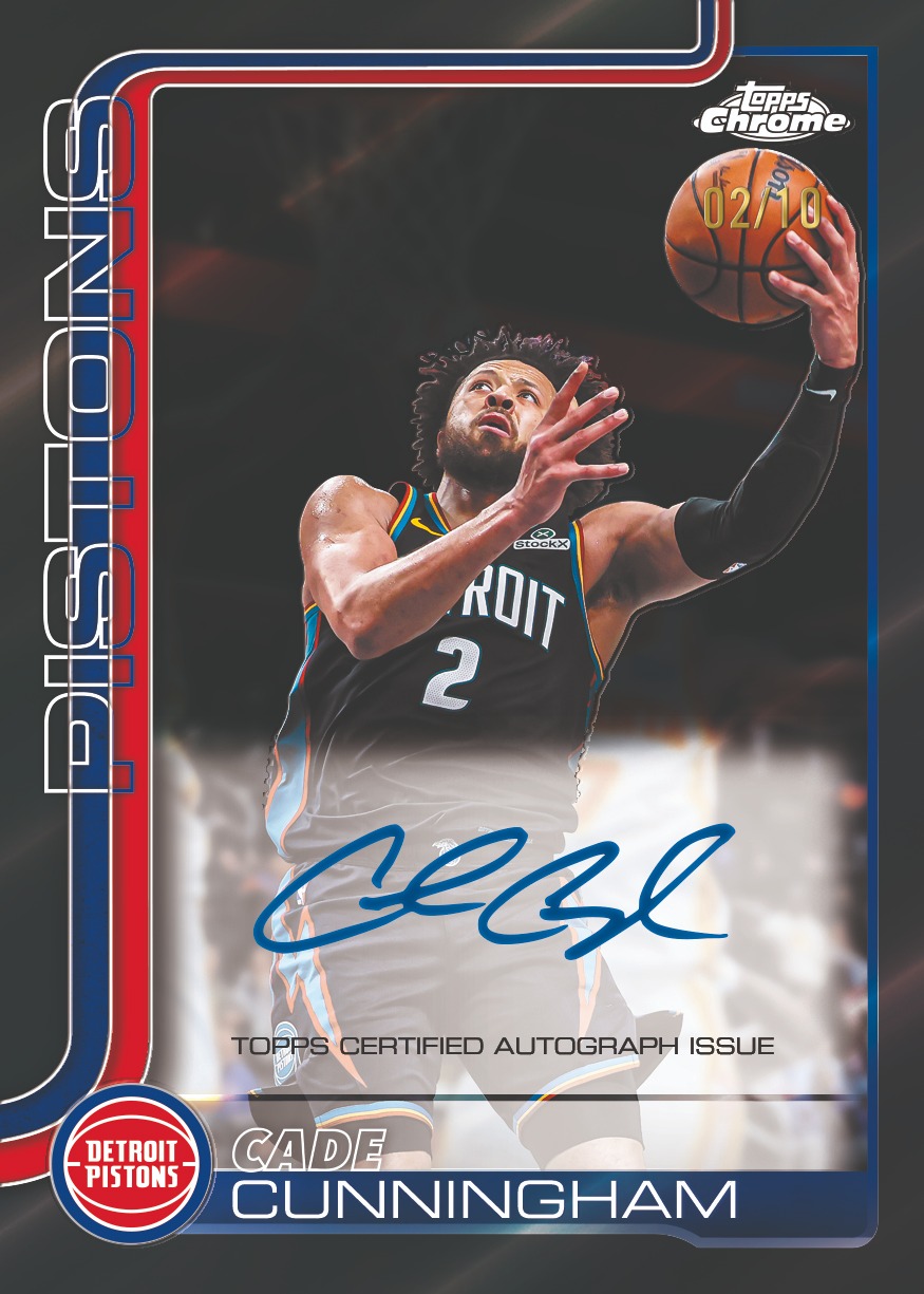 Example Topps Chrome Updates Basketball Card