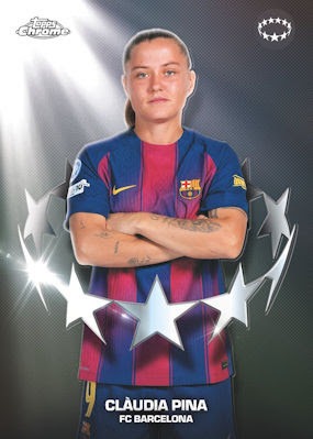 Example Topps Chrome UWCL Card