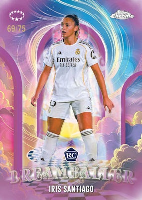 Example Topps Chrome UWCL Card