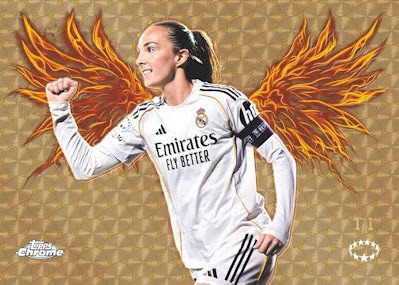 Example Topps Chrome UWCL Card
