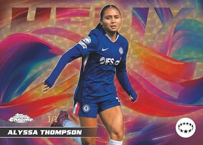 Example Topps Chrome UWCL Card