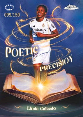 Example Topps Chrome UWCL Card