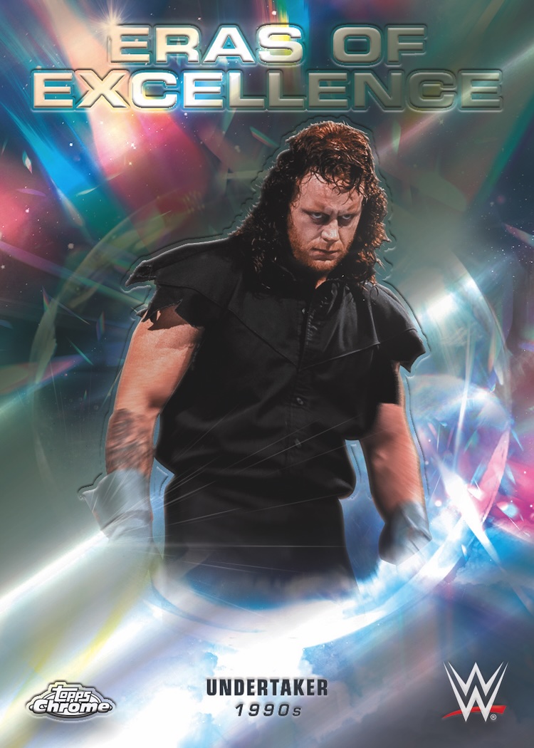 Example Topps Chrome WWE Card