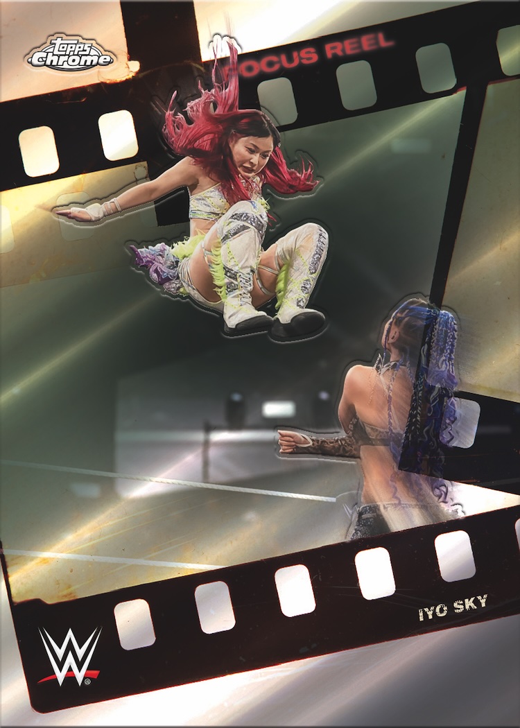 Example Topps Chrome WWE Card