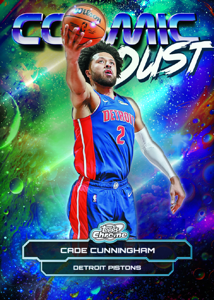 Example Topps Cosmic Chrome Basketball Card