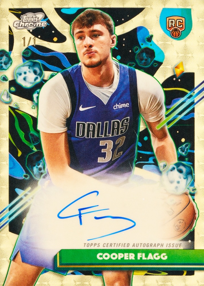 Example Topps Cosmic Chrome Basketball Card