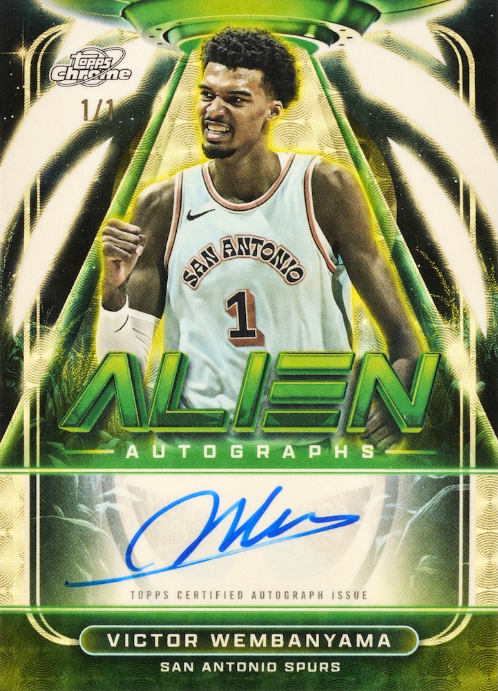 Example Topps Cosmic Chrome Basketball Card