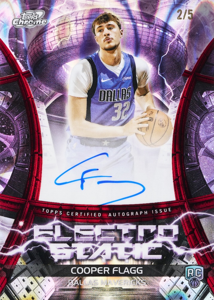 Example Topps Cosmic Chrome Basketball Card