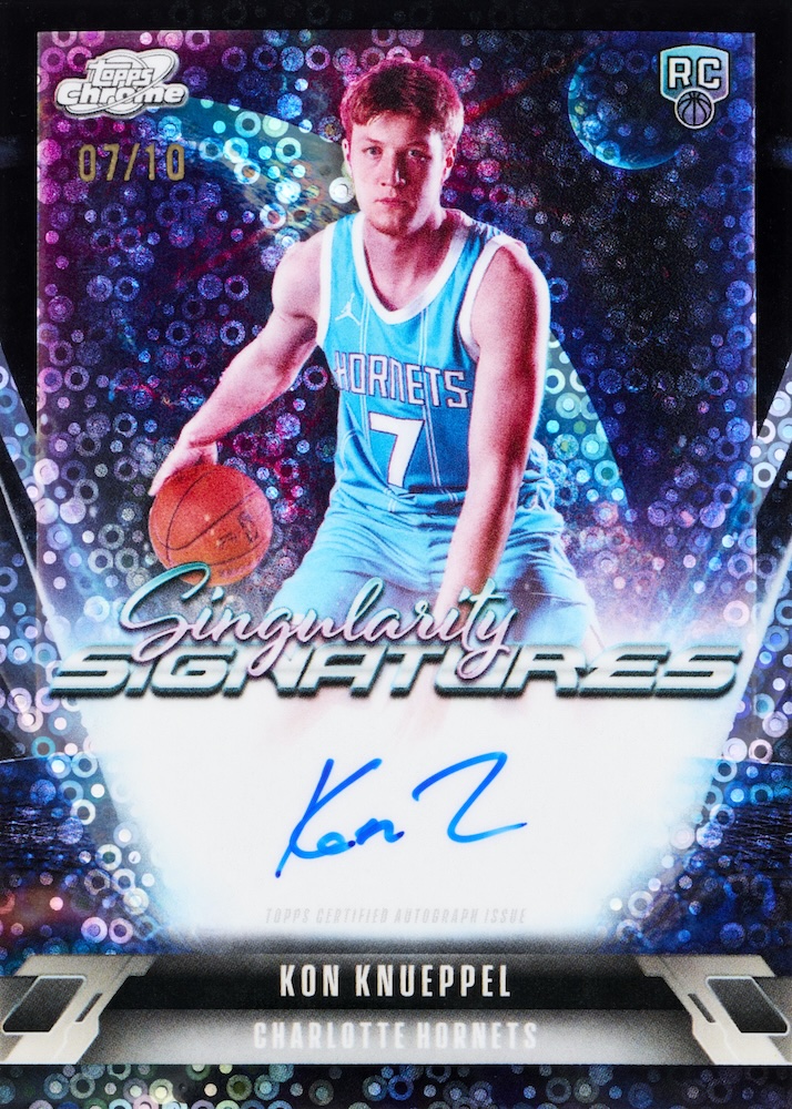 Example Topps Cosmic Chrome Basketball Card