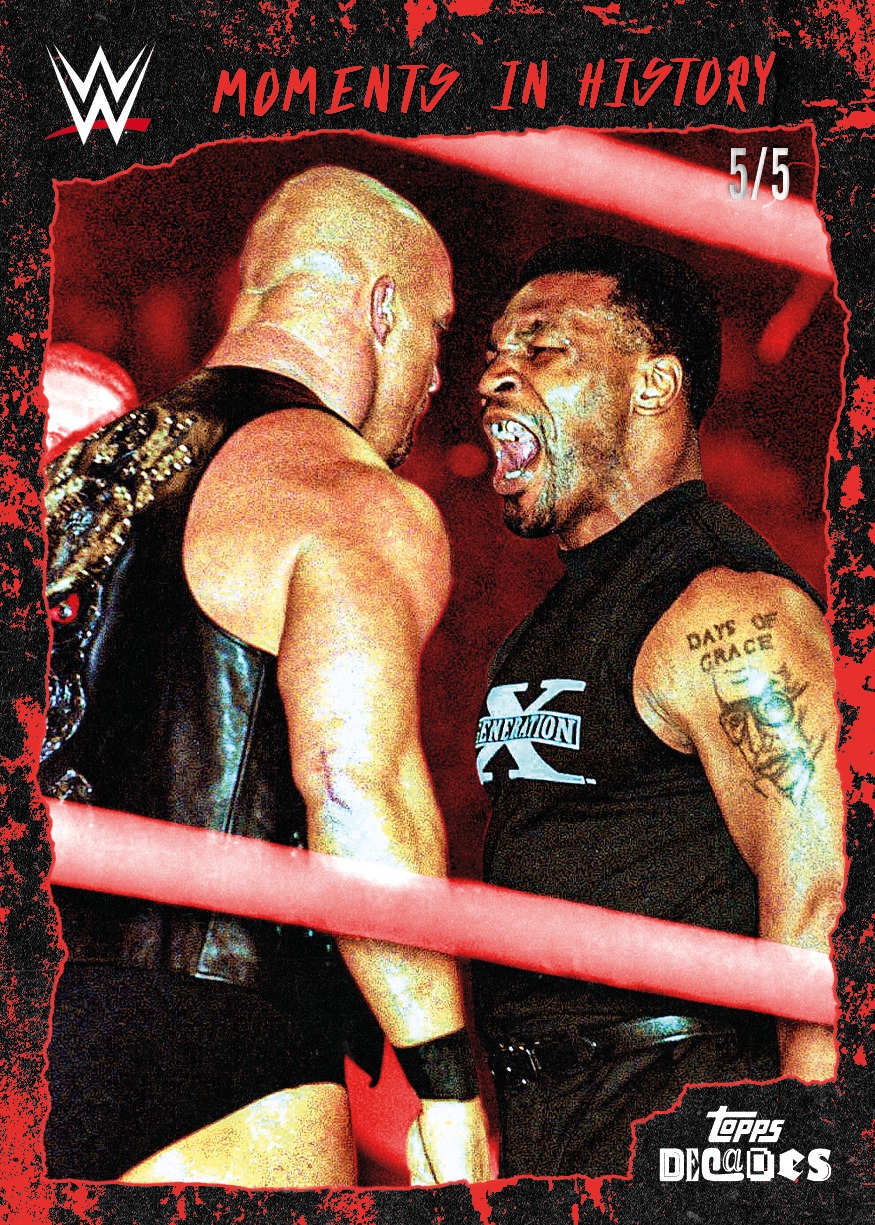 Example Topps Decades WWE – 90’s Edition Card