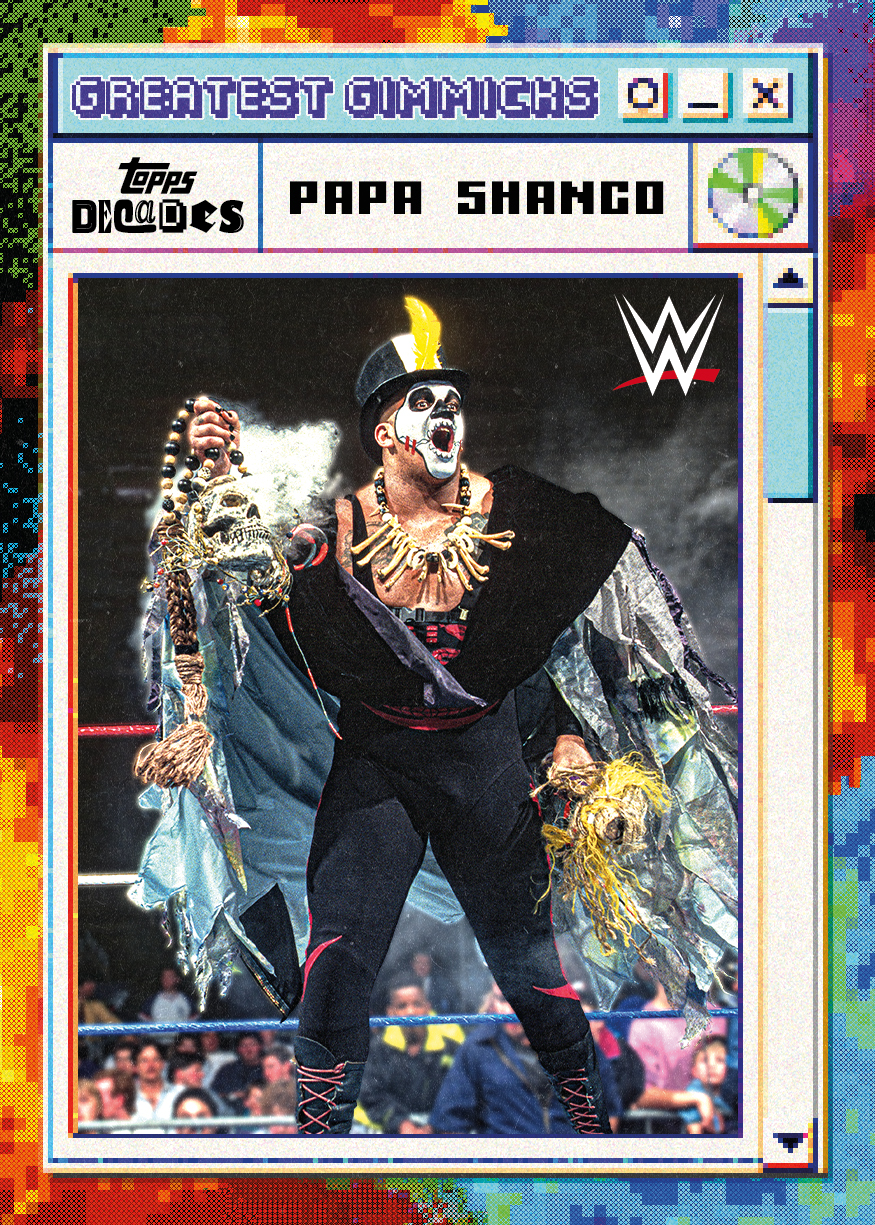Example Topps Decades WWE – 90’s Edition Card