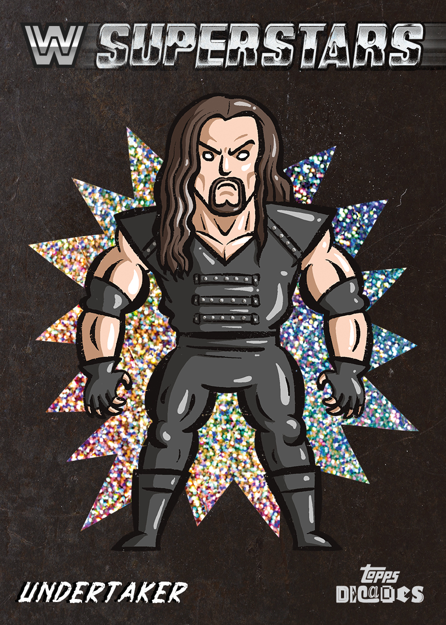Example Topps Decades WWE – 90’s Edition Card