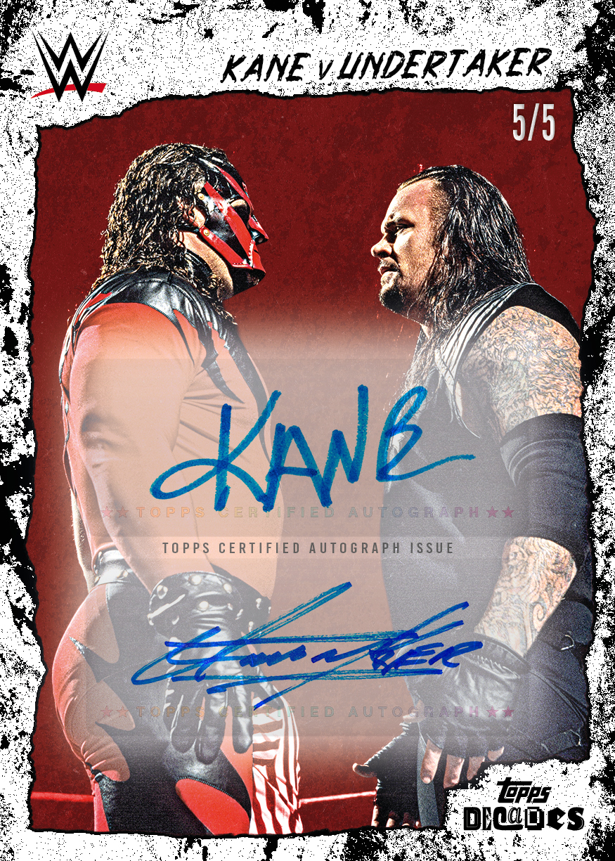 Example Topps Decades WWE – 90’s Edition Card