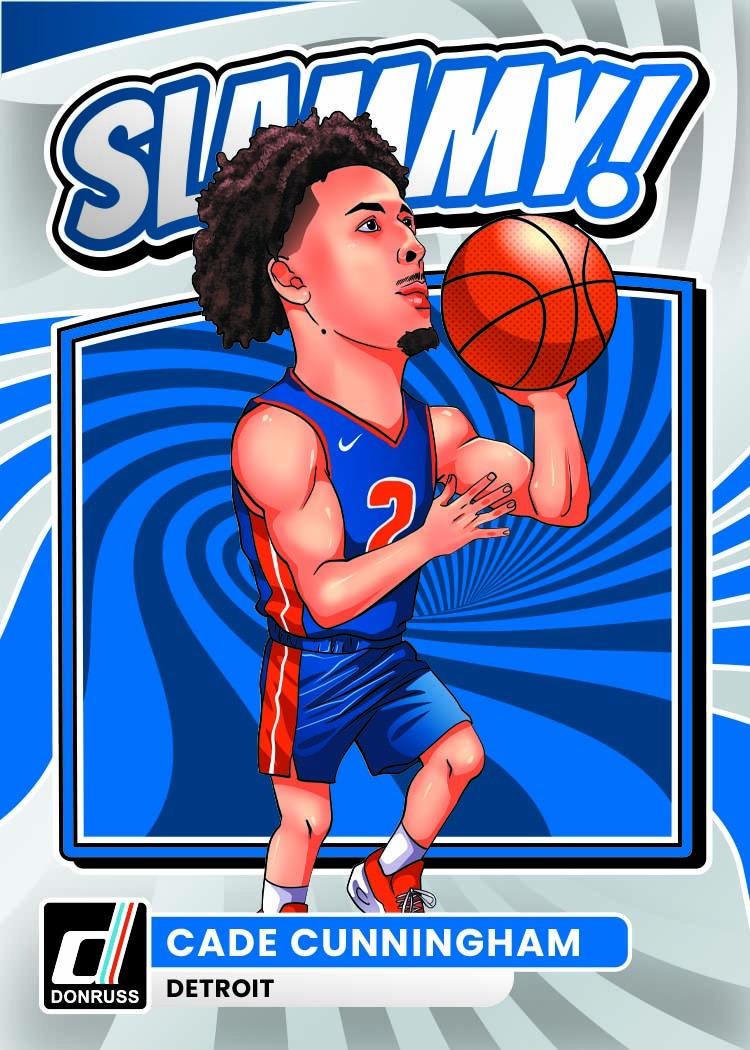 Example Panini Donruss Basketball Card