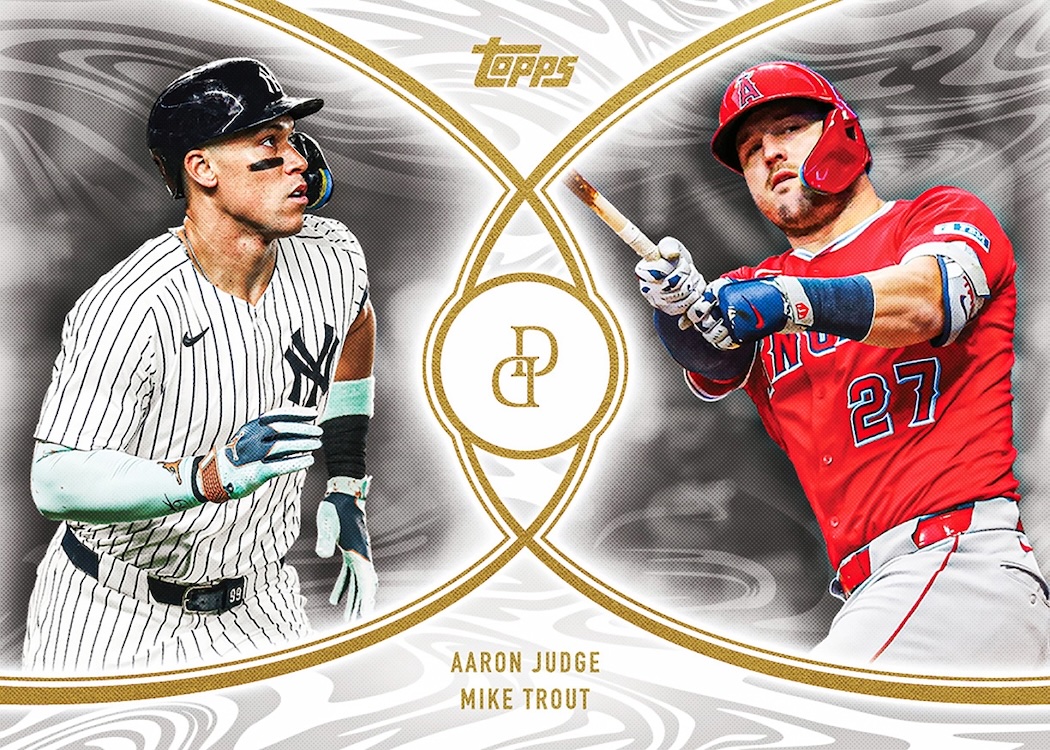 Example Topps Dynamic Duals Baseball Card