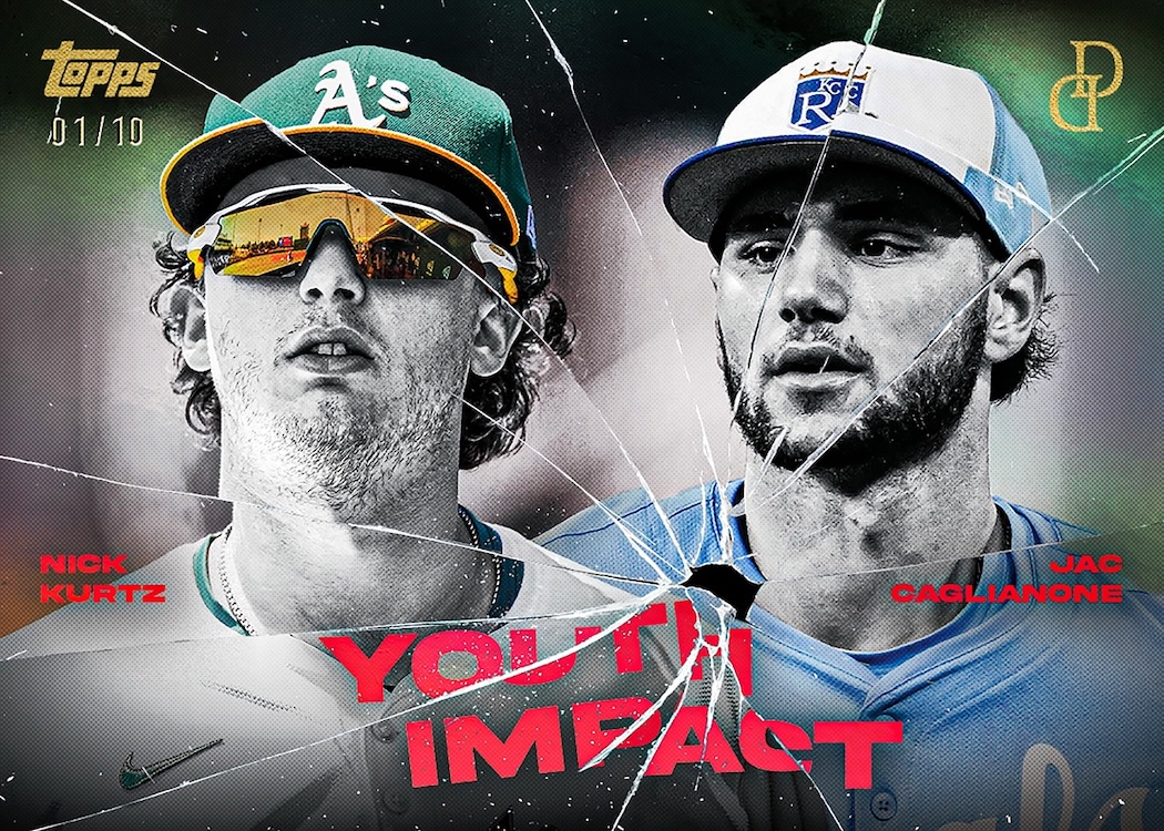 Example Topps Dynamic Duals Baseball Card