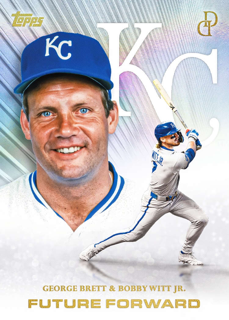 Example Topps Dynamic Duals Baseball Card
