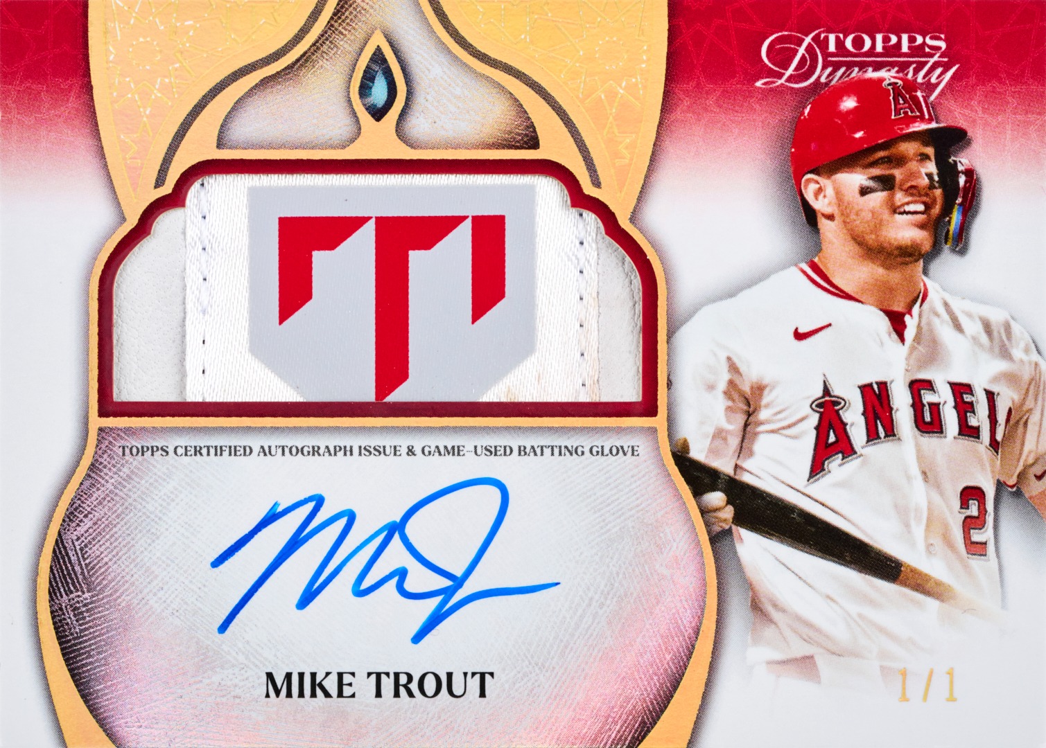 Example Topps Dynasty Baseball Card