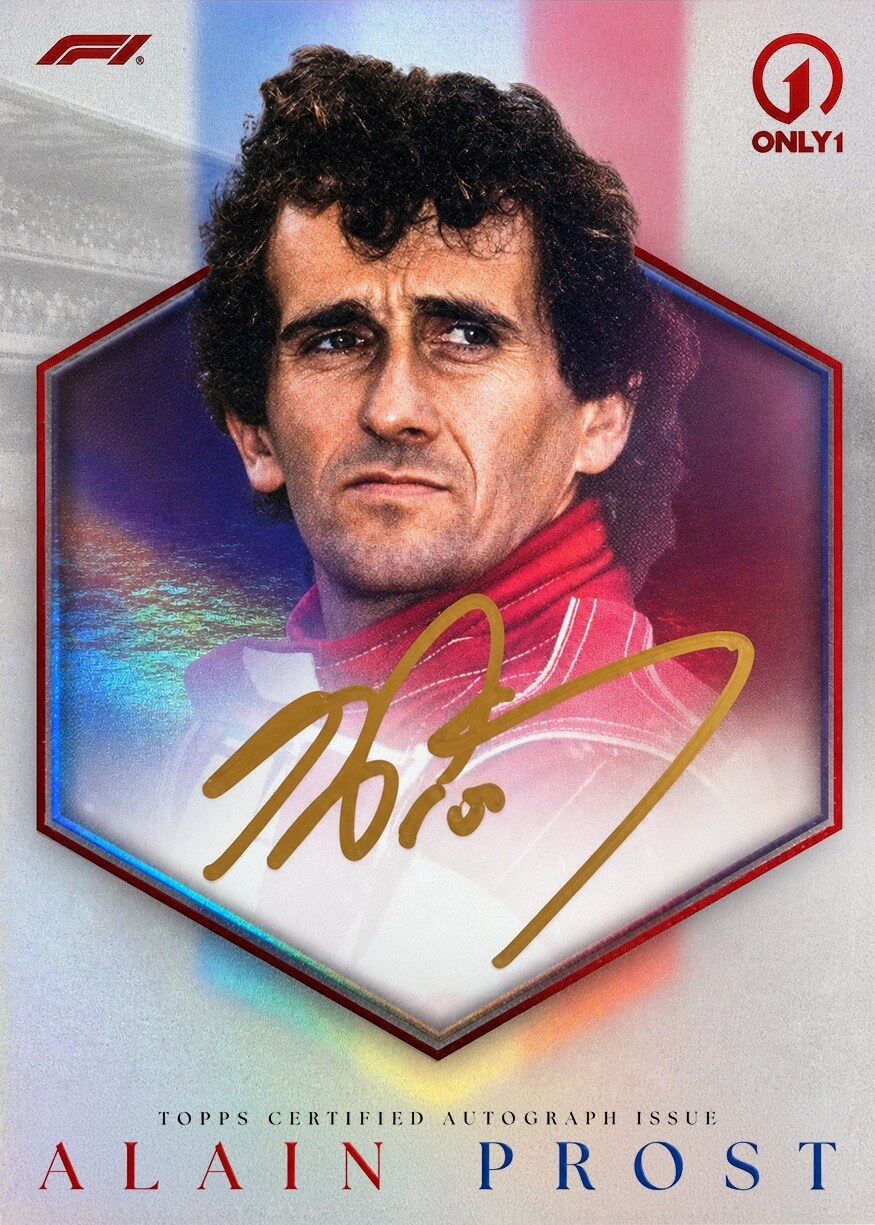 Example Topps F1 Lights Out Card
