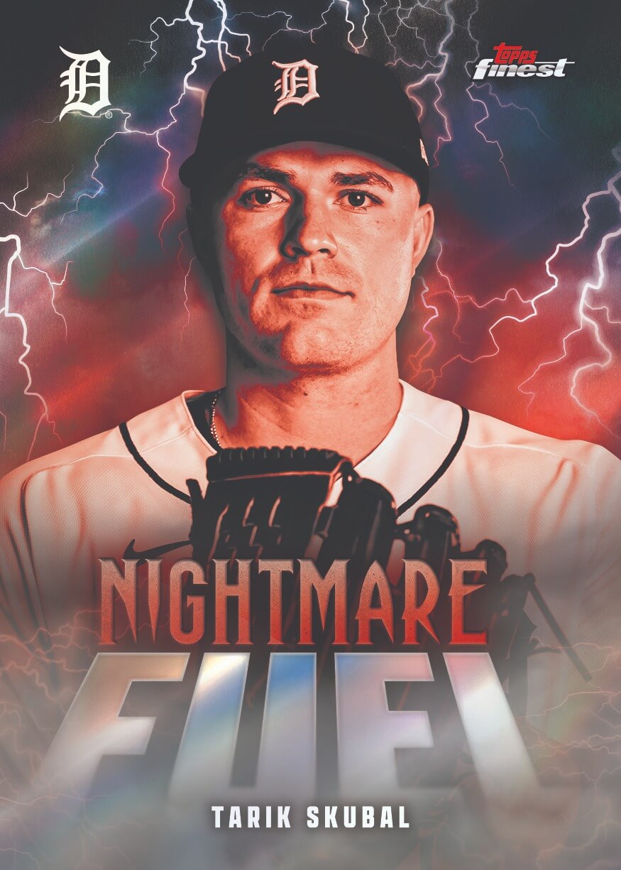 Example Topps Finest Baseball Card