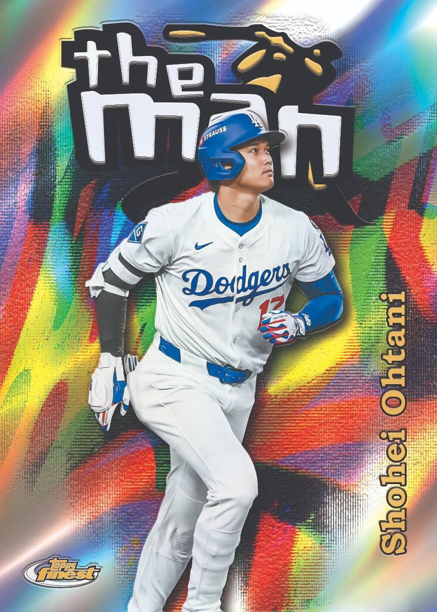 Example Topps Finest Baseball Card
