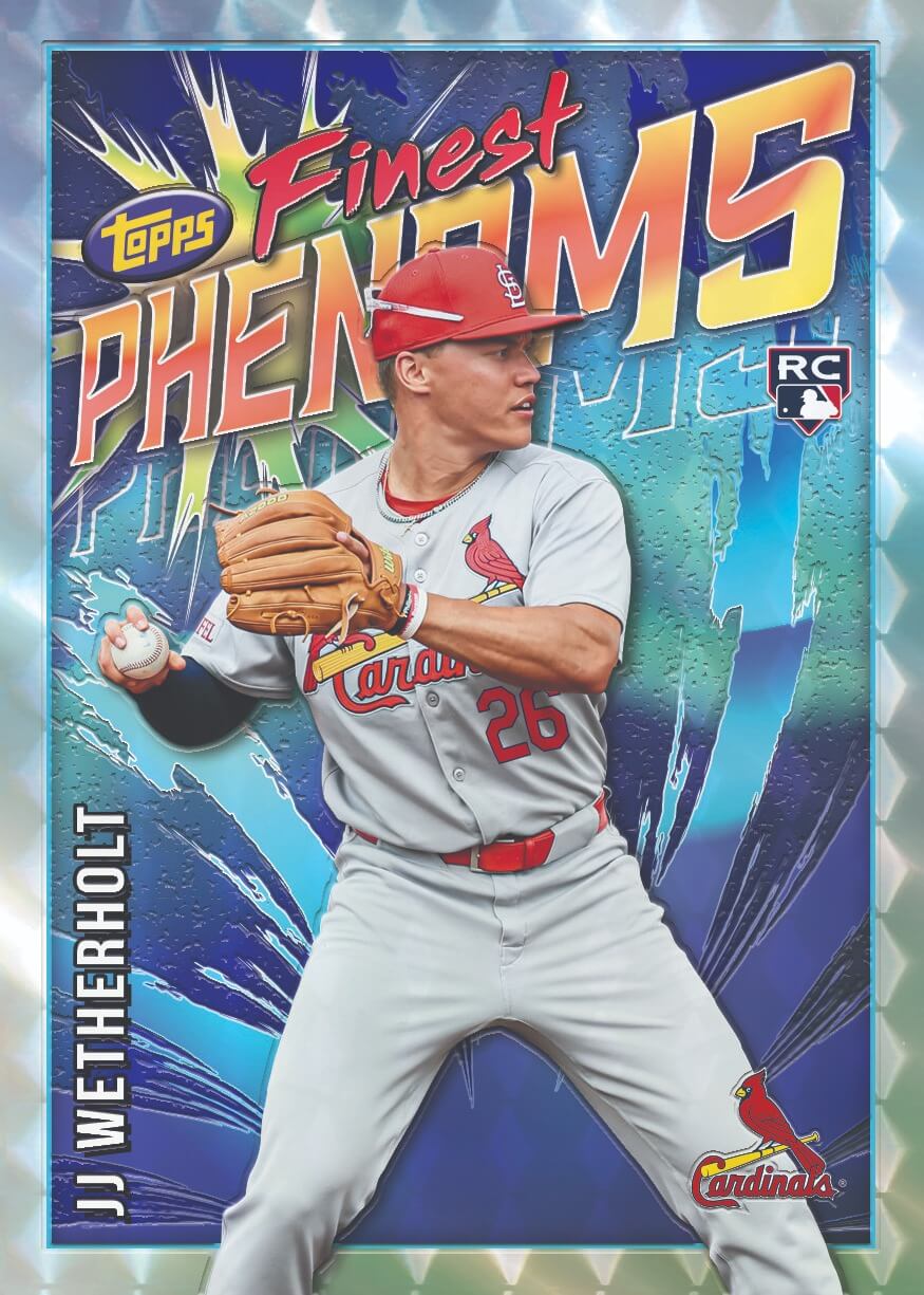 Example Topps Finest Baseball Card