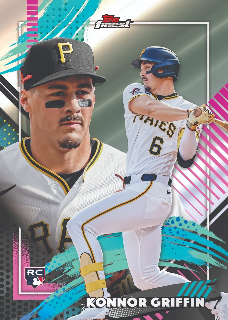 Example Topps Finest Baseball Card