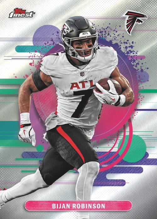 Example Topps Finest Football Card