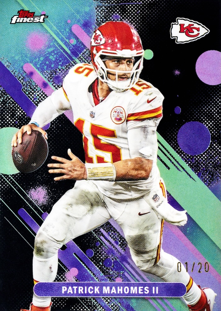 Example Topps Finest Football Card