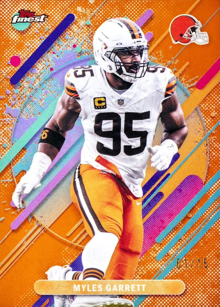 Example Topps Finest Football Card