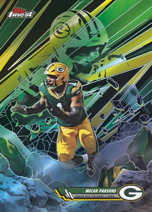 Example Topps Finest Football Card