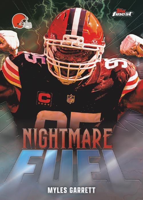 Example Topps Finest Football Card