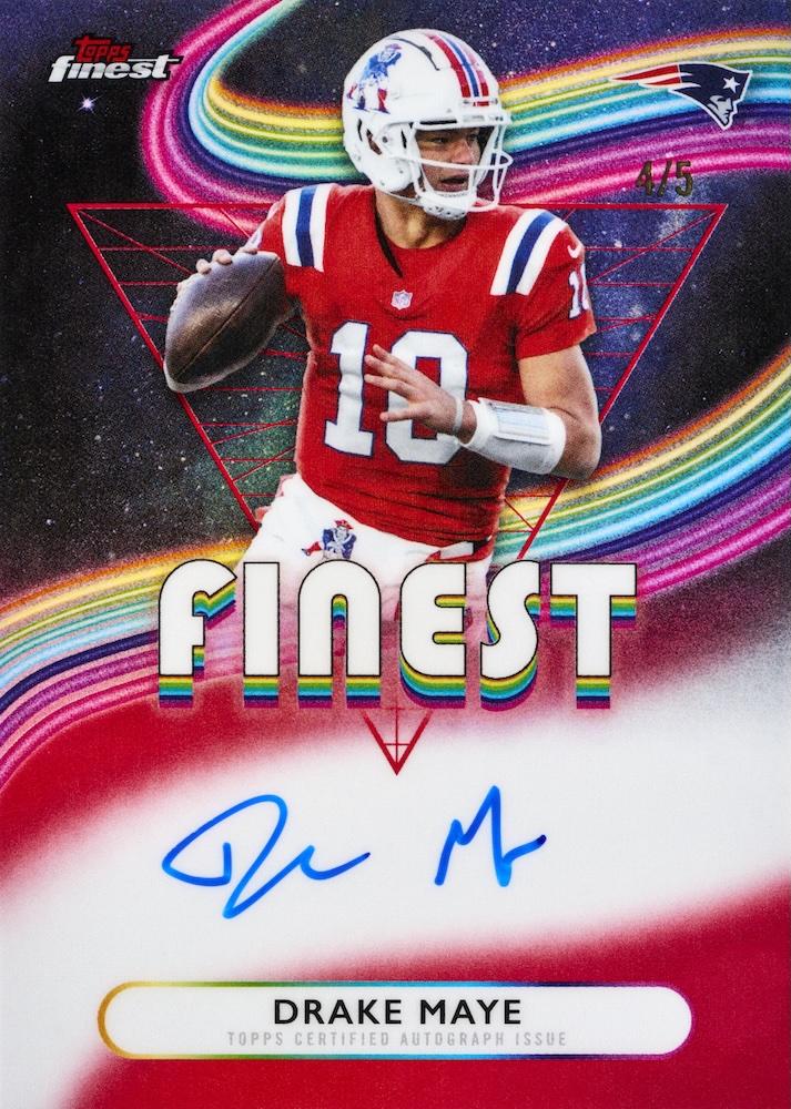 Example Topps Finest Football Card