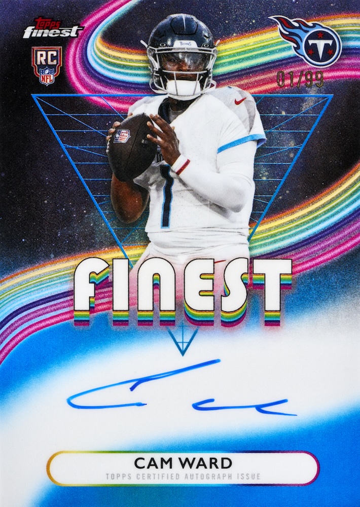 Example Topps Finest Football Card
