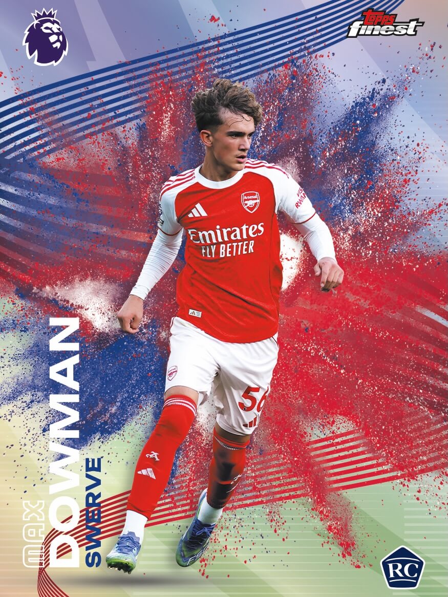 Example Topps Finest Premier League Card