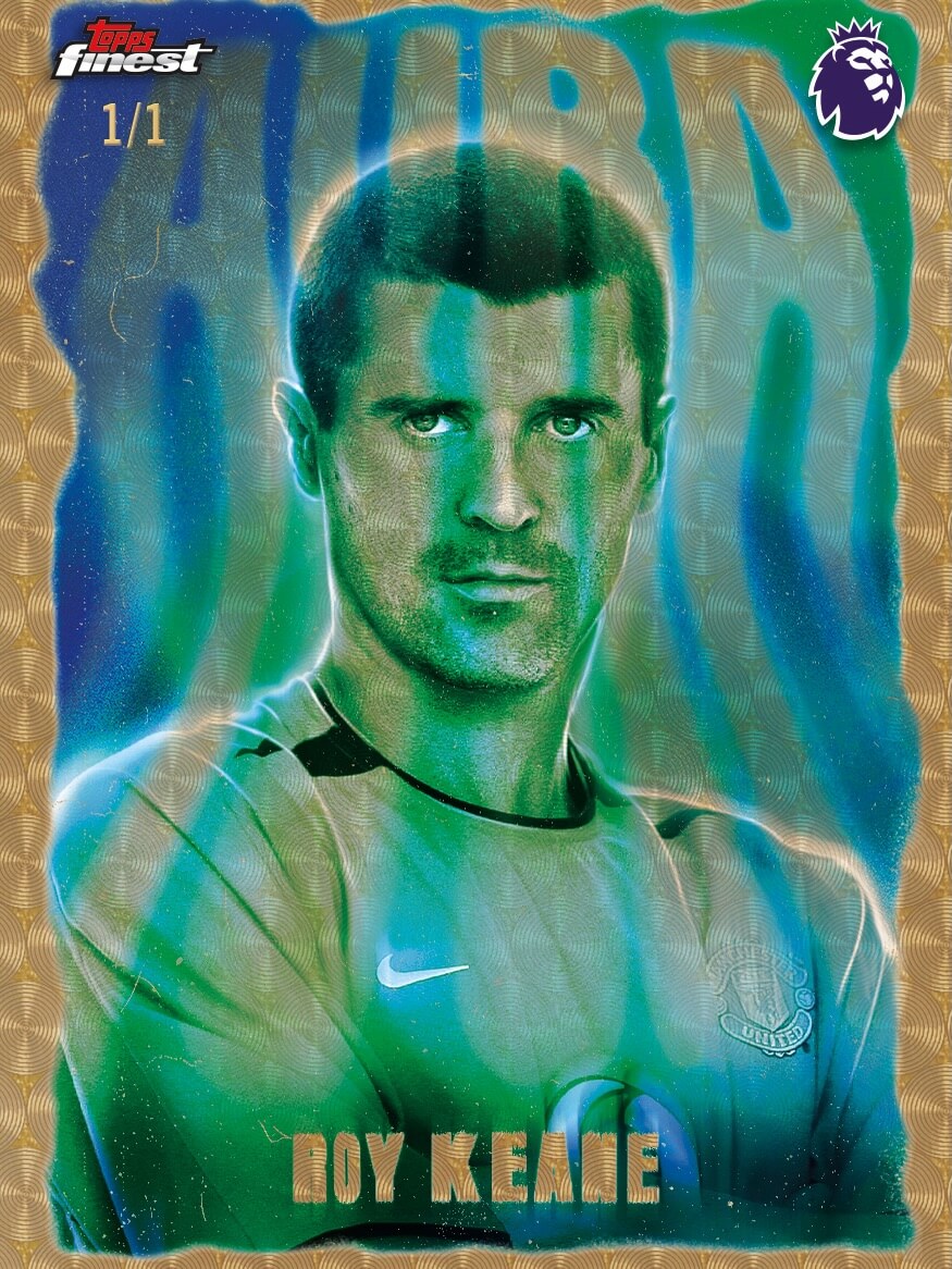 Example Topps Finest Premier League Card