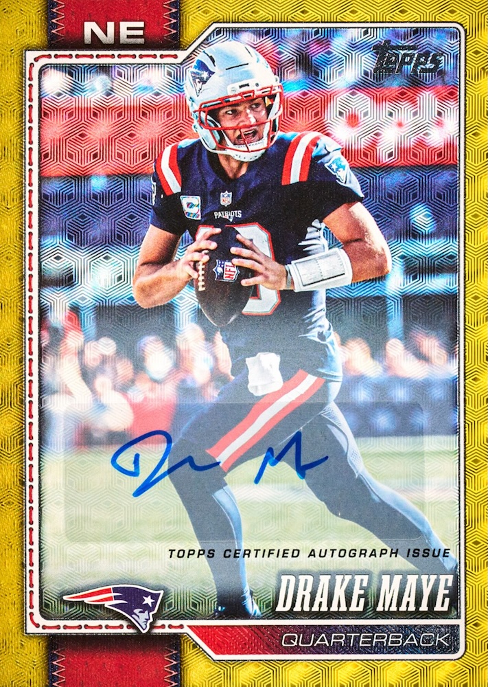 Example Topps Flagship Football Card